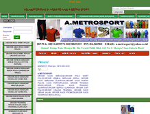 Tablet Screenshot of a-metrosport.com